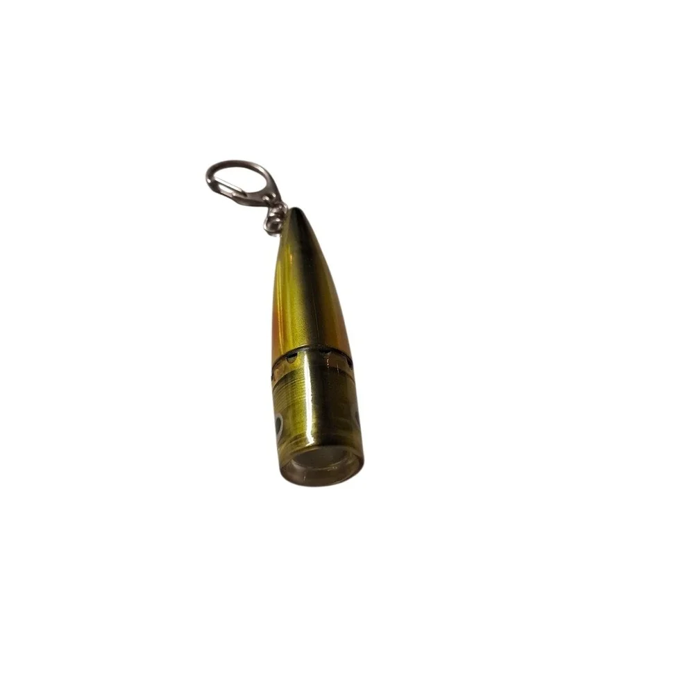 Fishing Lure Flashlight Keychain Key Ring Tested Works